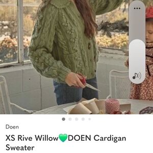 Help Me Find  Doen Green Cardigan  Size Xs S M !! Please Help Me !!!